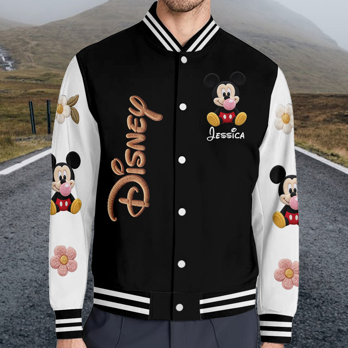 Believe In Magic - Personalized Mouse Varsity Jacket