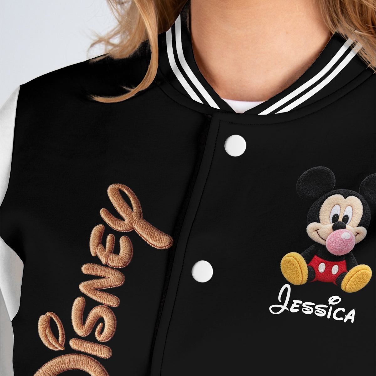 Believe In Magic - Personalized Mouse Varsity Jacket