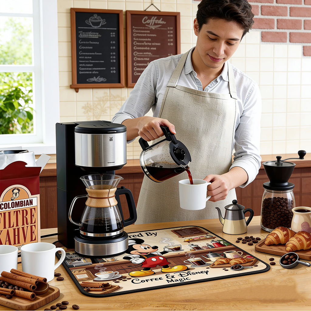 Powered By Coffee - Personalized Coffee Placemat