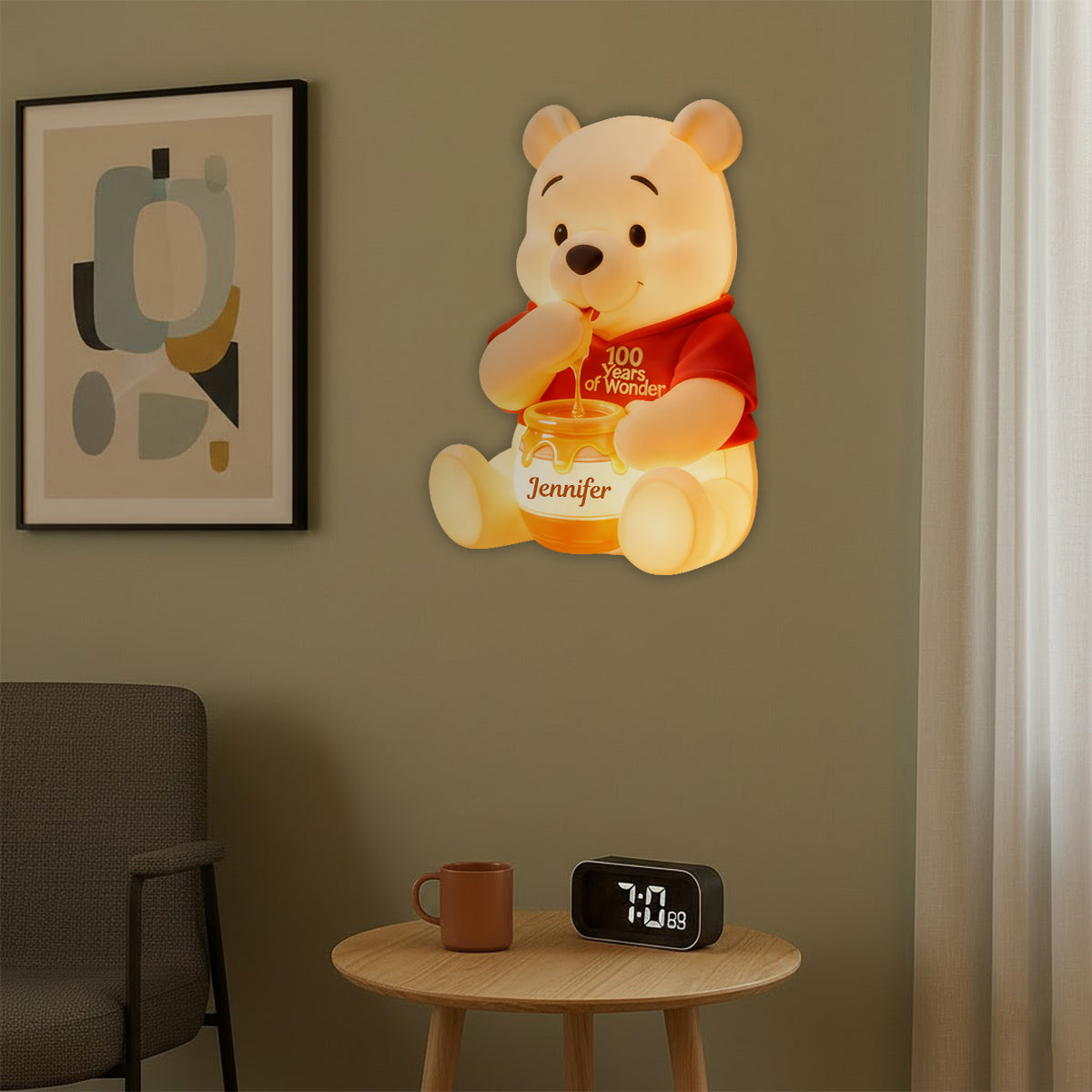 100 Years Of Wonder - Personalized LED Light Acrylic Sign