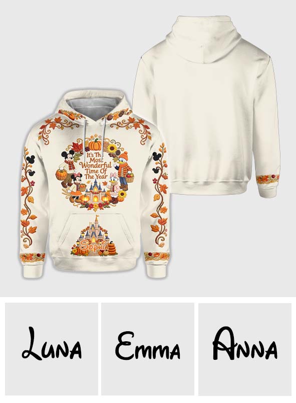 It's The Most Beautiful Time Of The Year - Personalized Mouse All Over Shirt