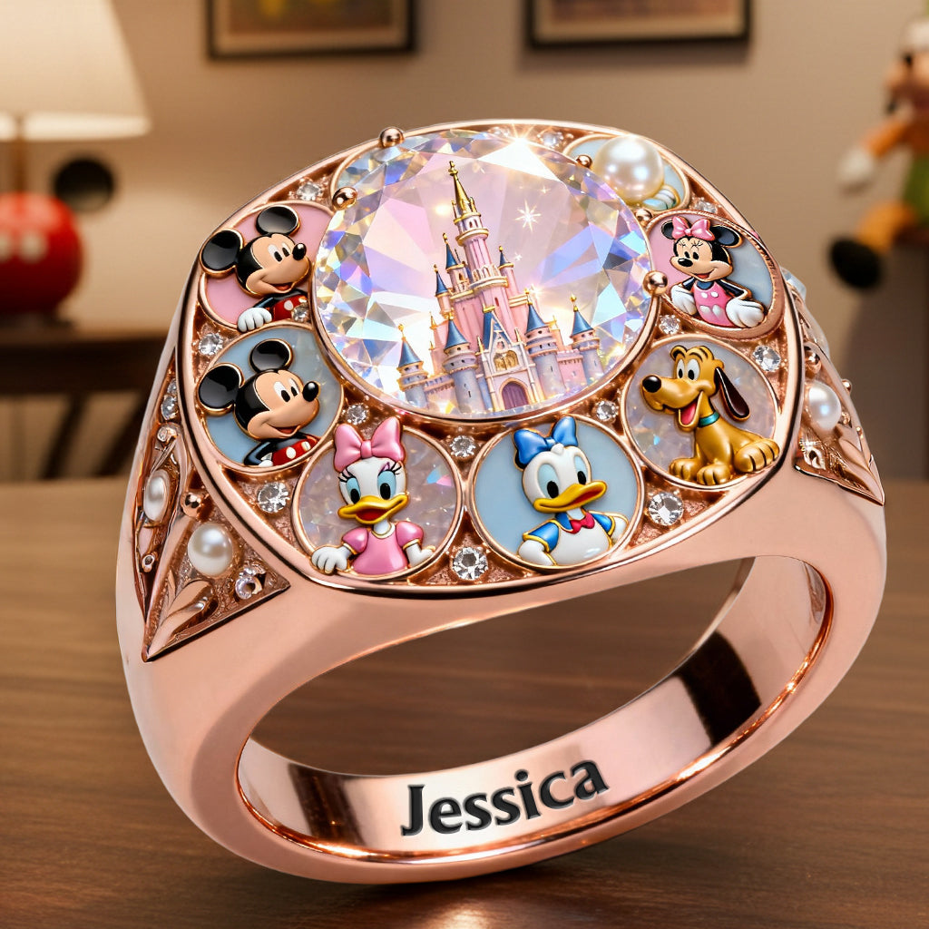 Magical Time - Personalized Mouse Signet Ring