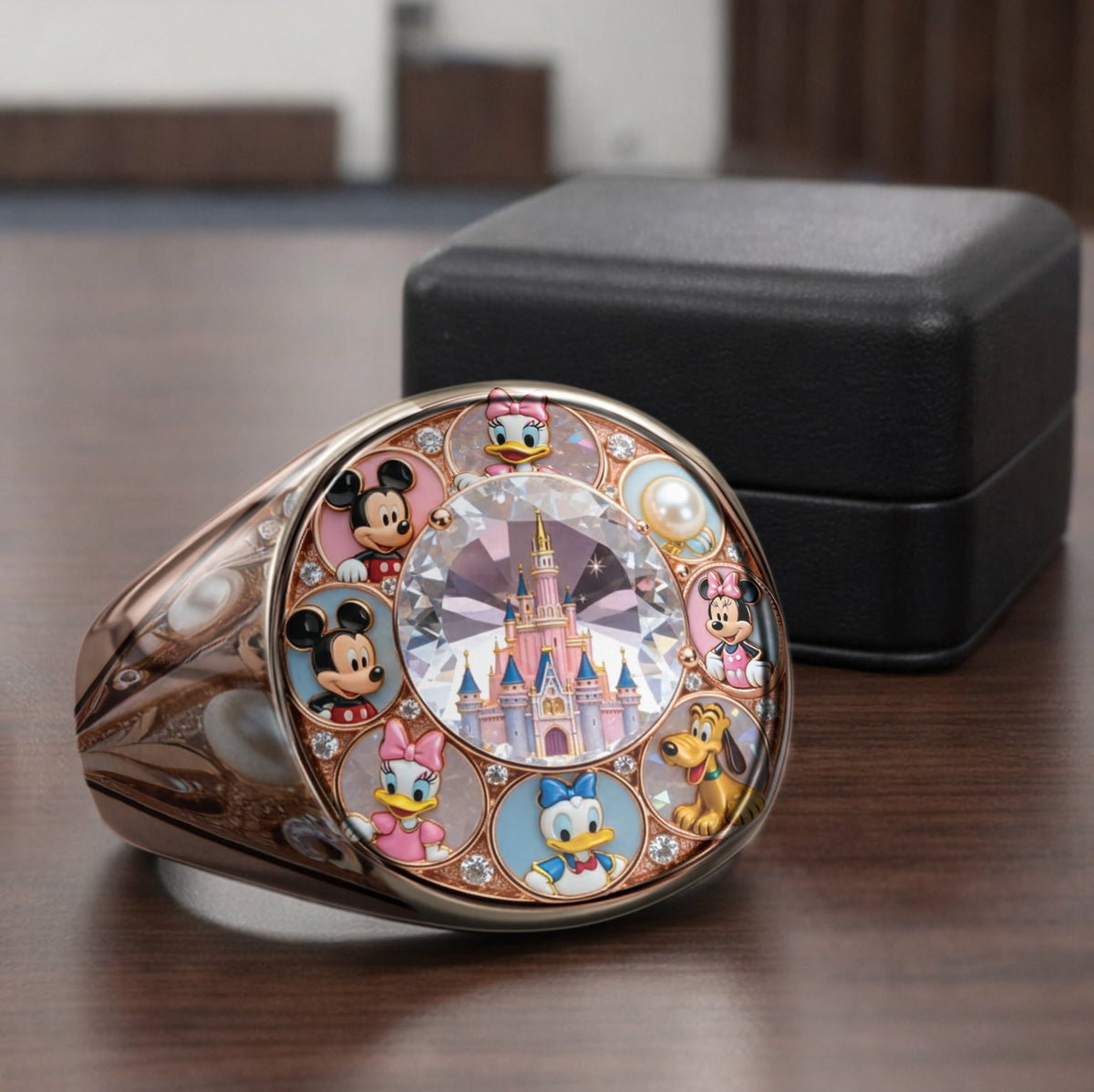 Magical Time - Personalized Mouse Signet Ring