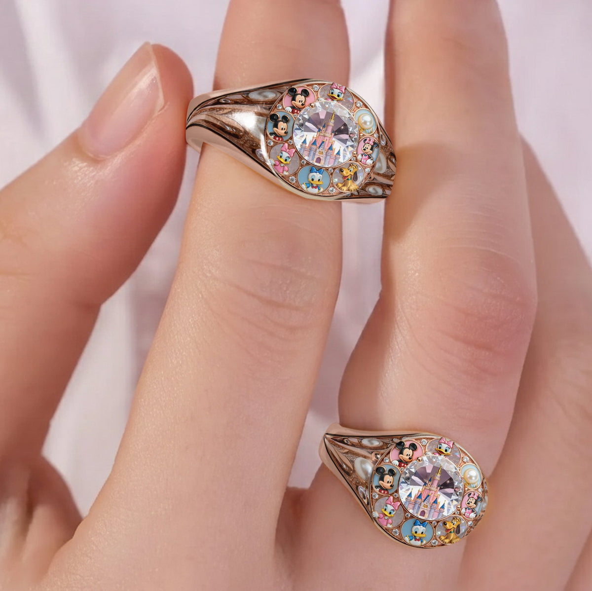 Magical Time - Personalized Mouse Signet Ring