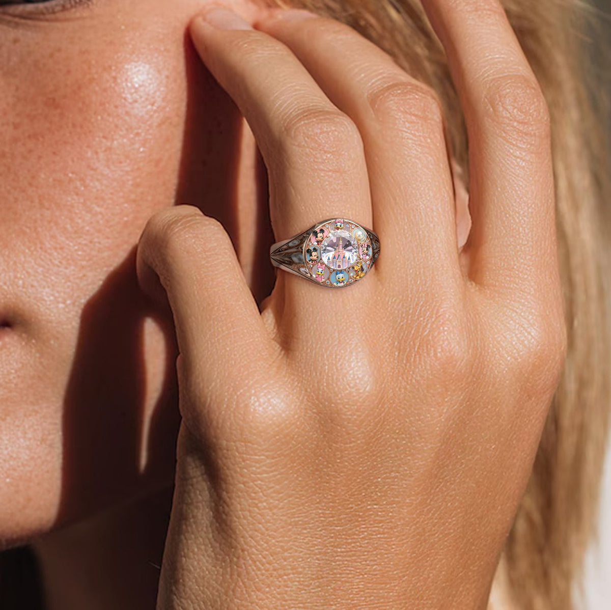 Magical Time - Personalized Mouse Signet Ring