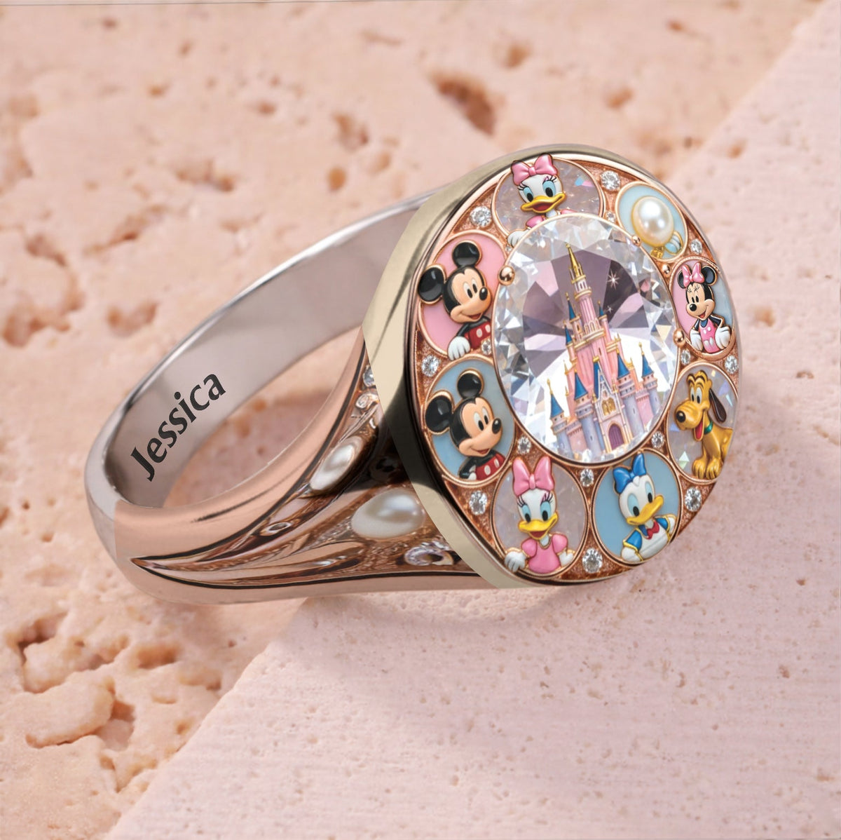Magical Time - Personalized Mouse Signet Ring