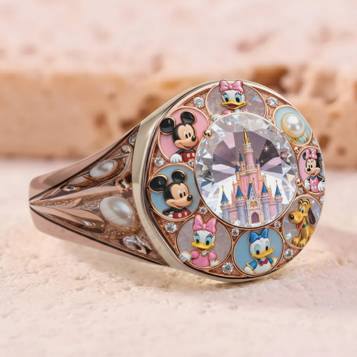 Magical Time - Personalized Mouse Signet Ring