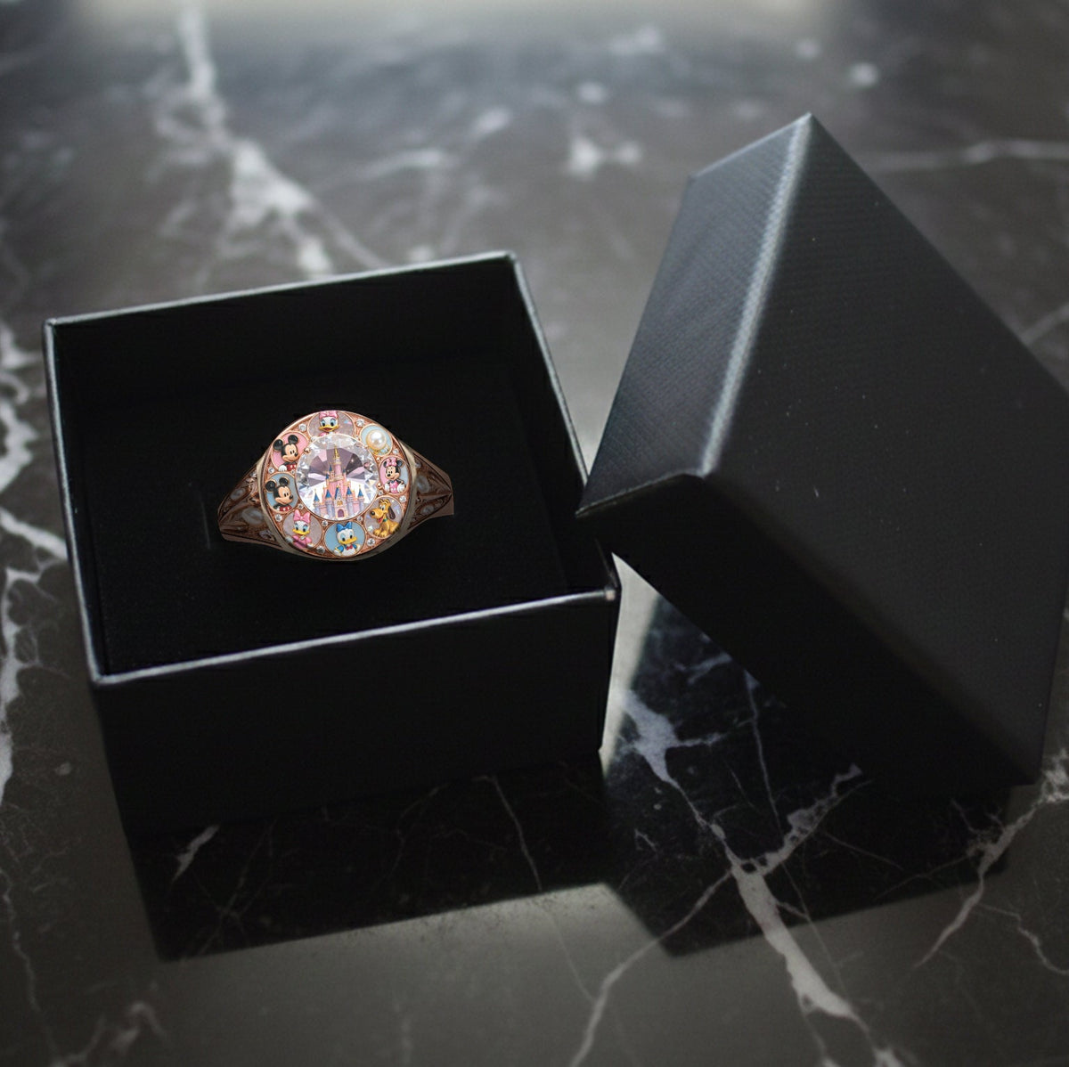 Magical Time - Personalized Mouse Signet Ring