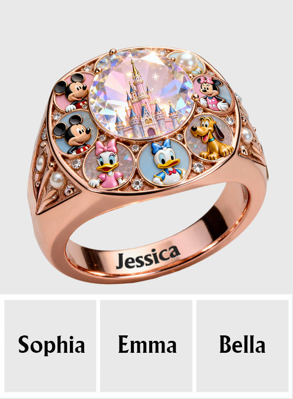 Magical Time - Personalized Mouse Signet Ring