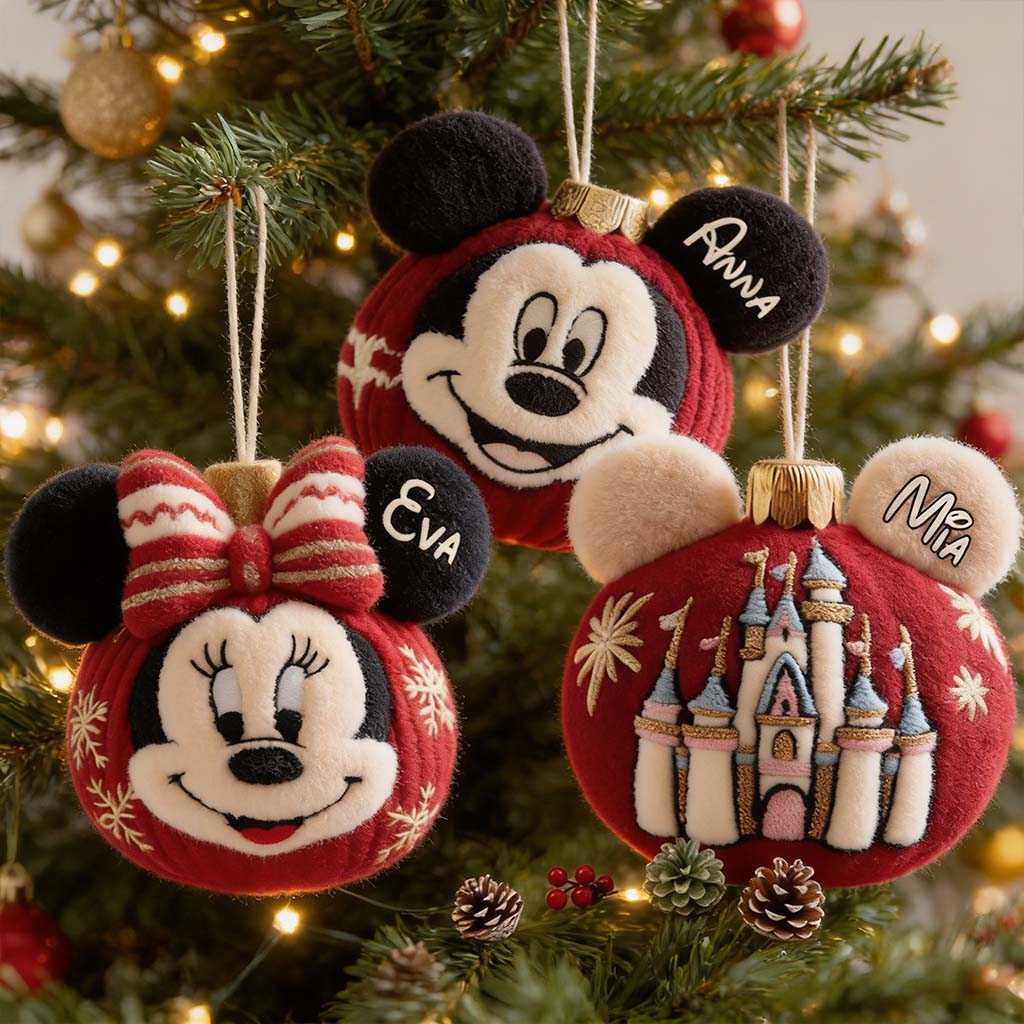 Magical Friends - Personalized Mouse Plush Ornament