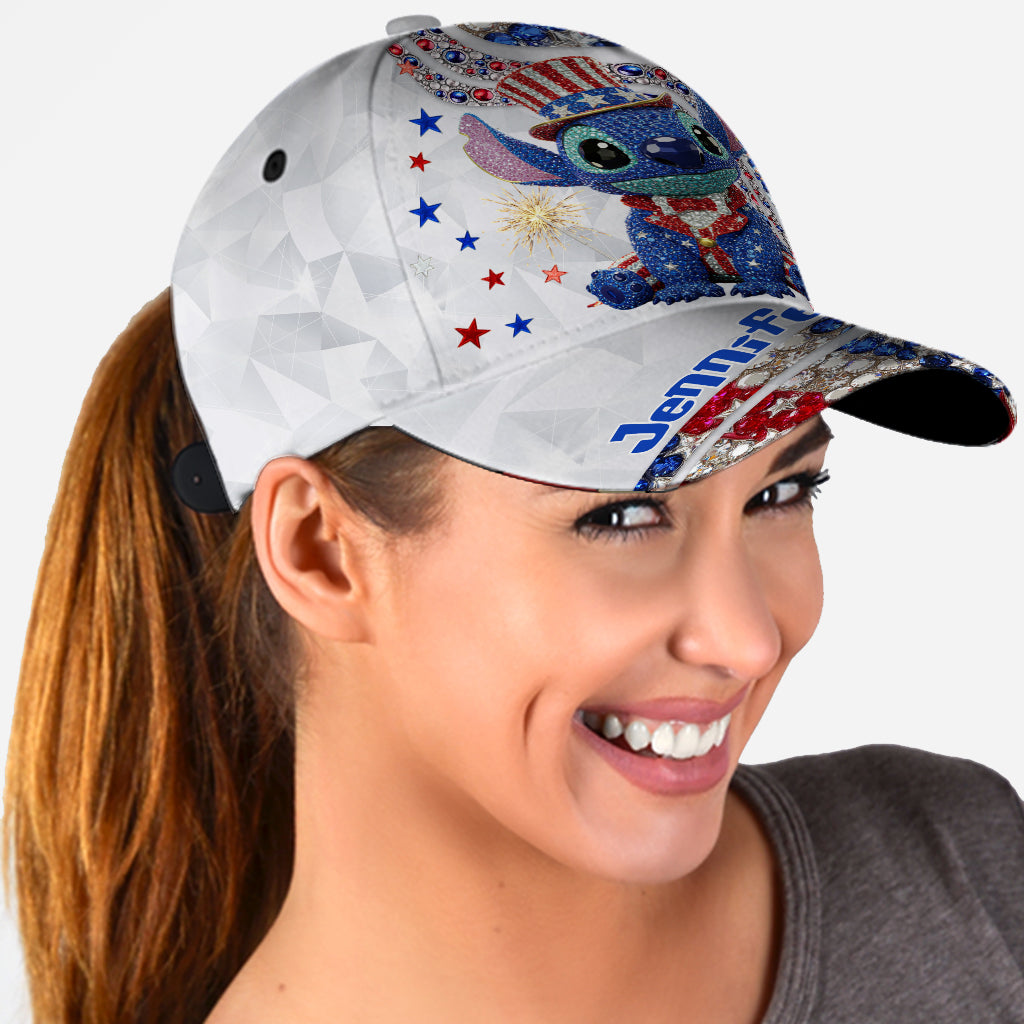 Red And White - Personalized Ohana Classic Cap