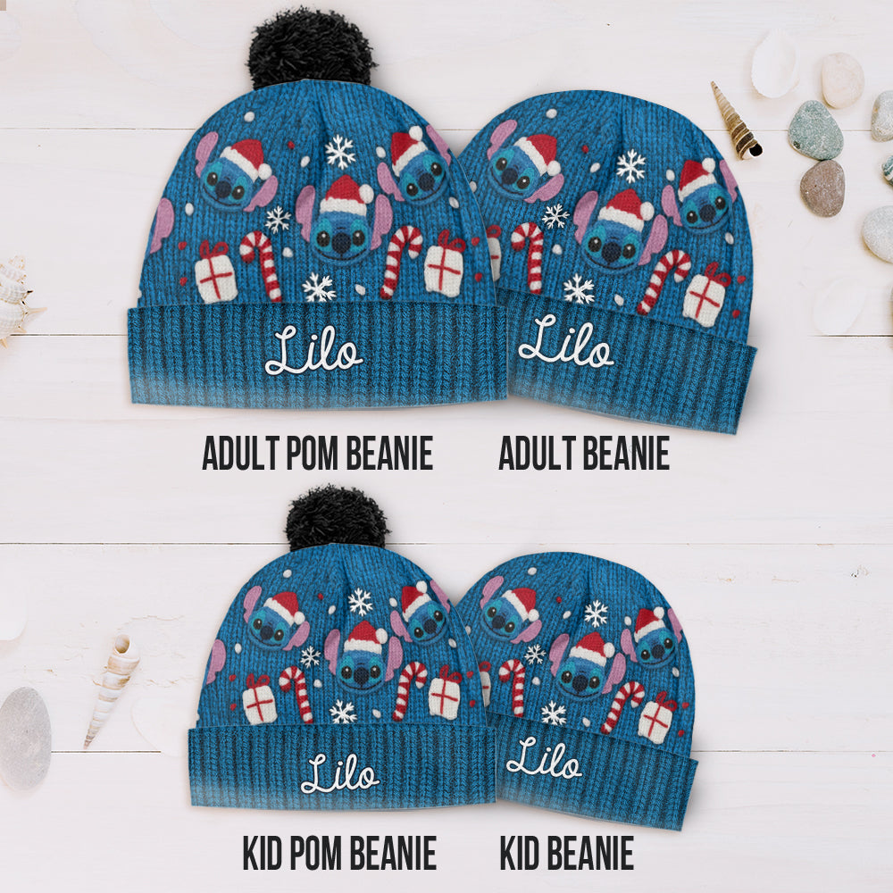 Baby Christmas - Personalized Ohana Beanie Hat
