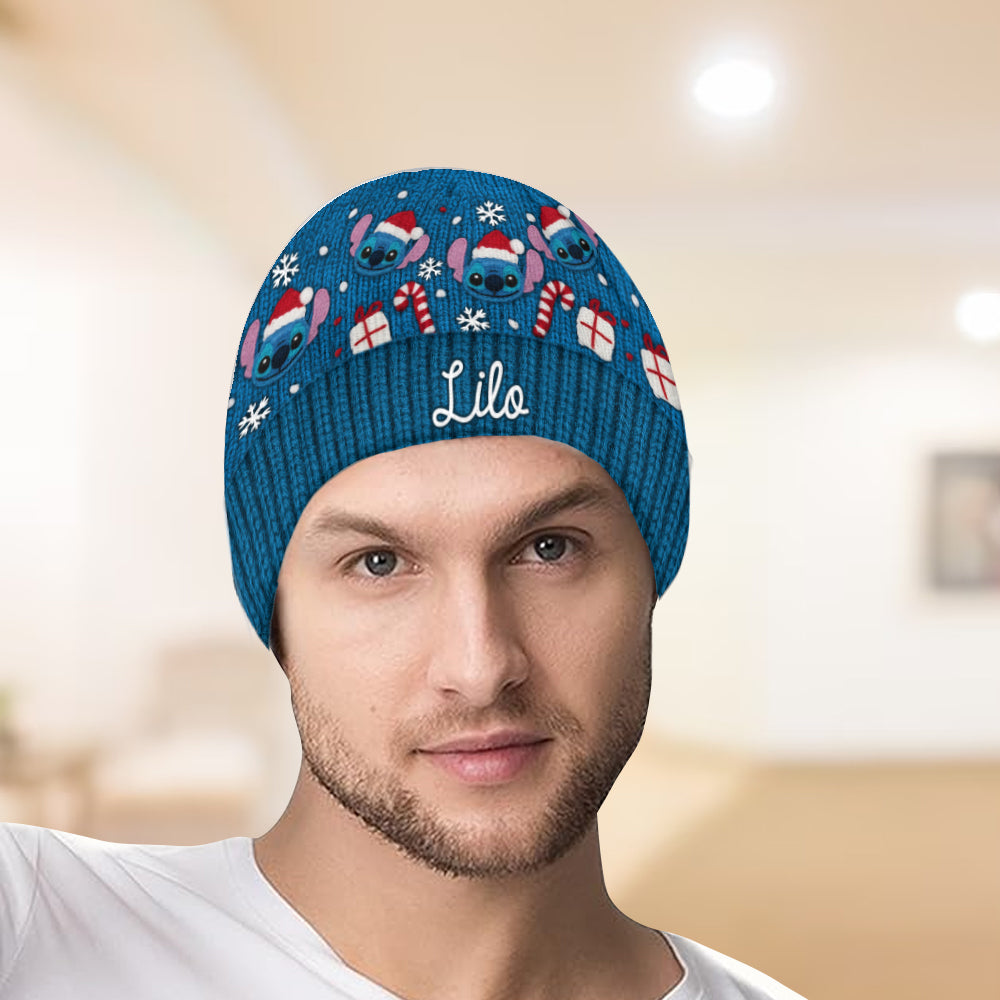 Baby Christmas - Personalized Ohana Beanie Hat