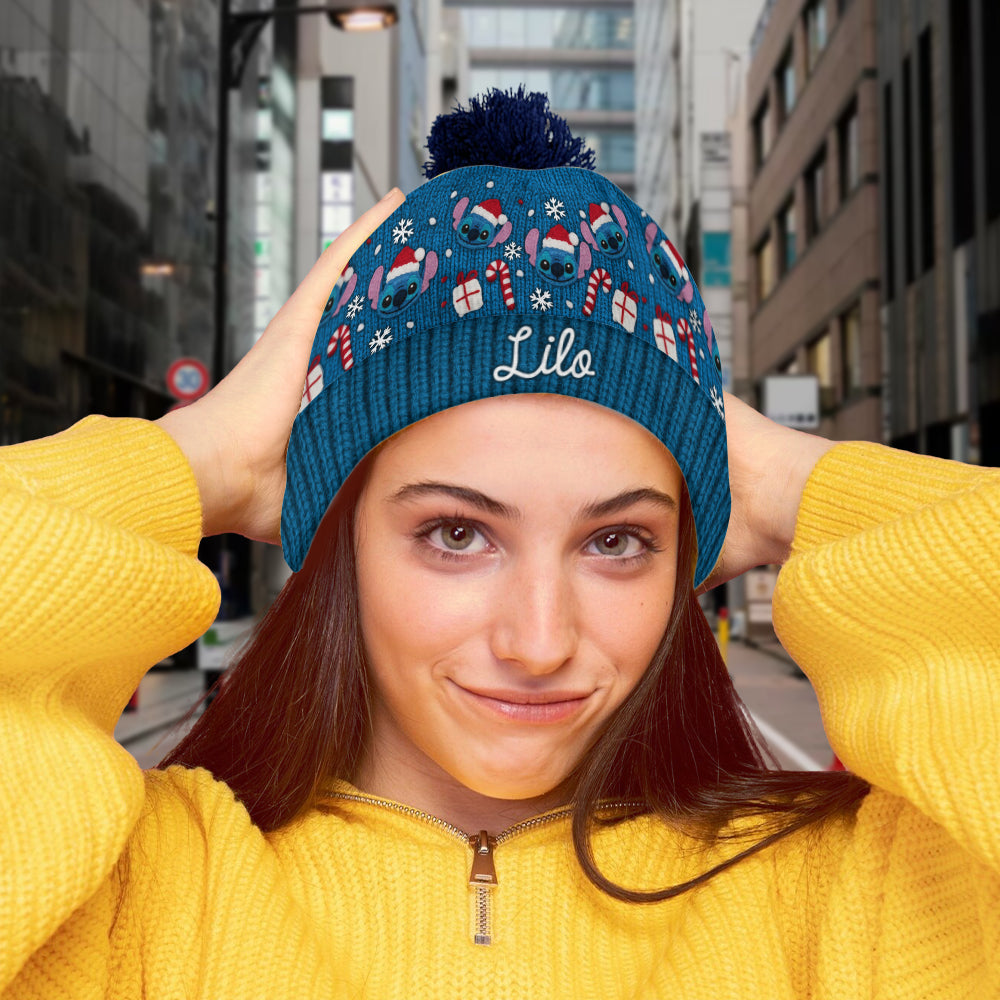 Baby Christmas - Personalized Ohana Beanie Hat