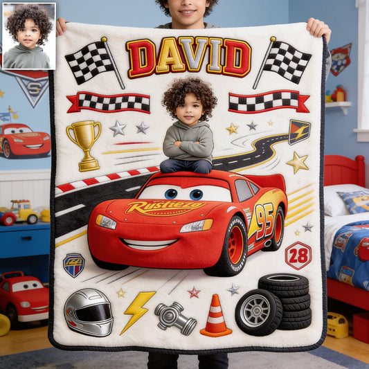 Strong Race - Personalized Racing Lover Blanket