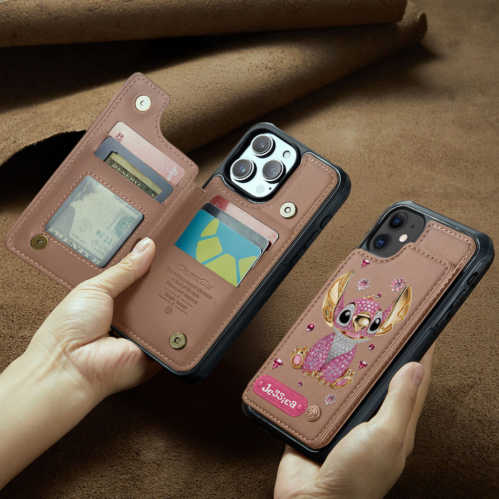 Blue Ohana - Personalized Ohana Wallet Phone Case