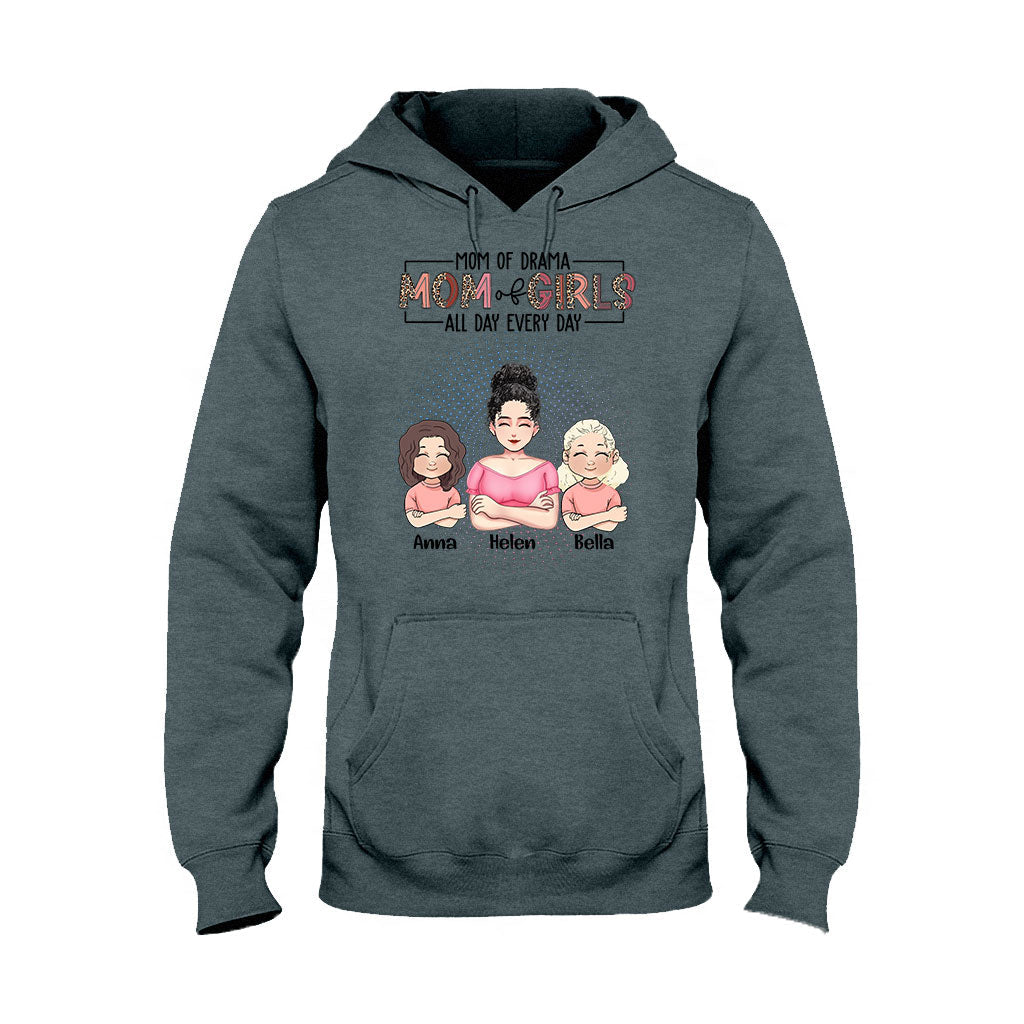 Mom Mode All Day - Personalized Mother's Day Mother T-shirt and Hoodie