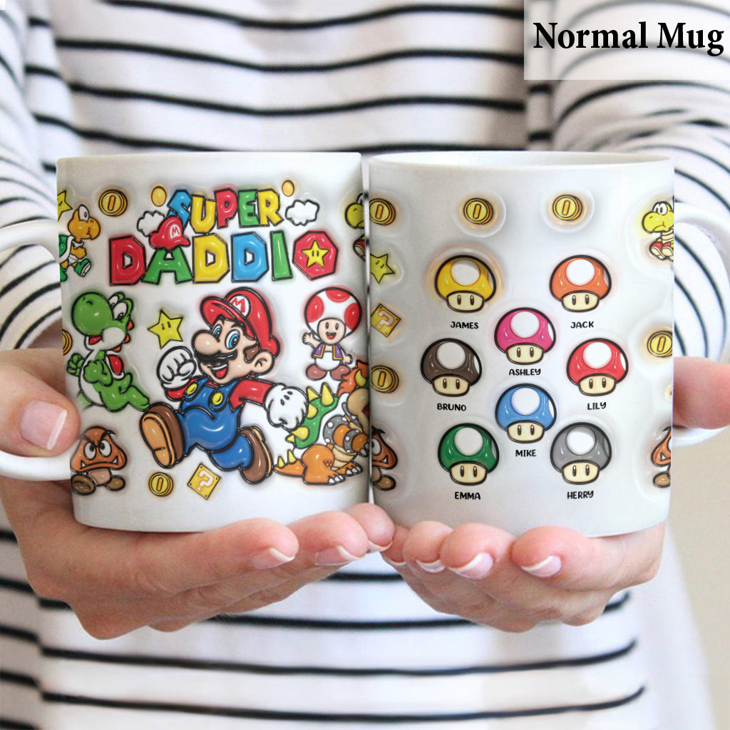 Super Daddio - Personalized Super Plumber Mug