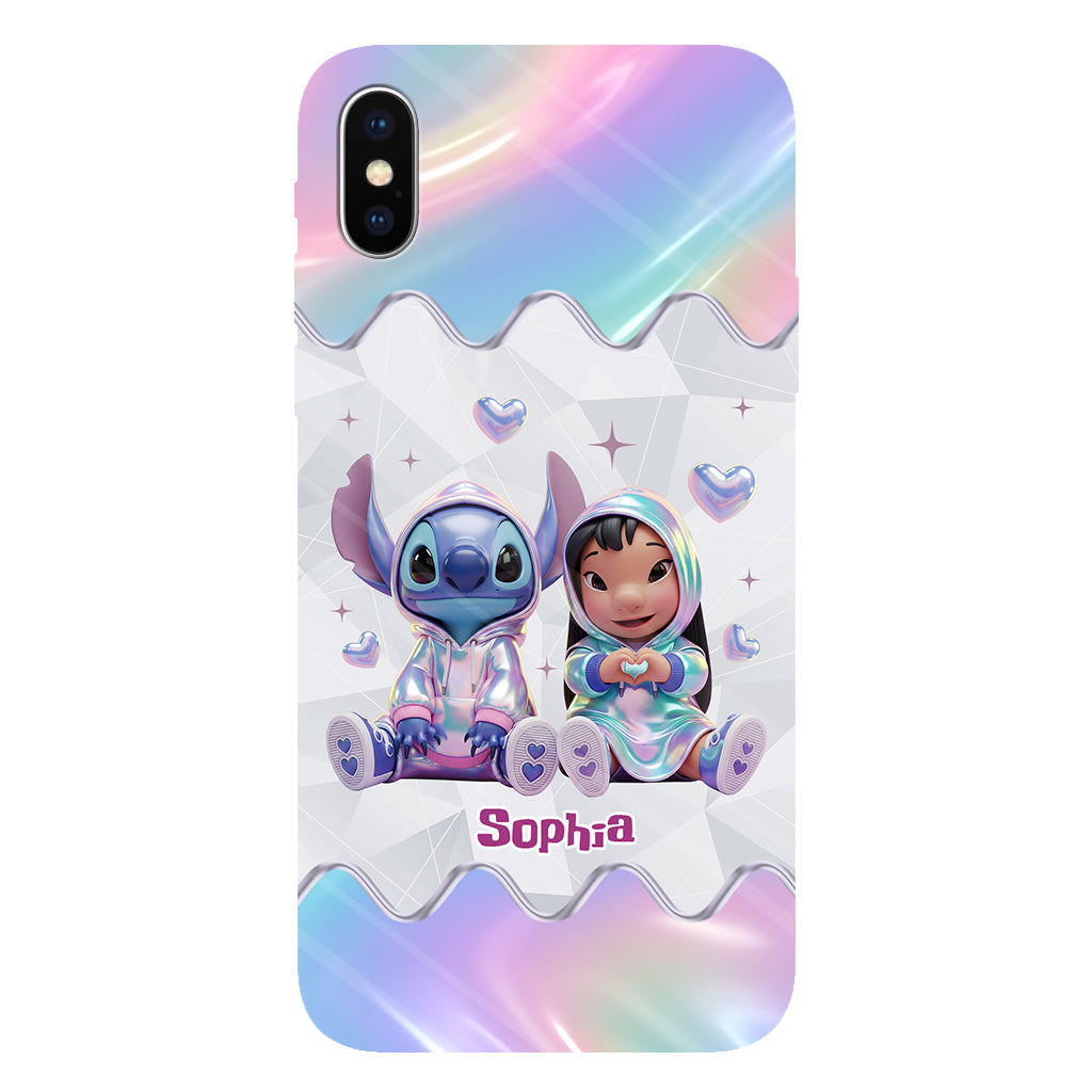 Hologram Ohana Monster - Personalized Ohana Full Print Phone Case