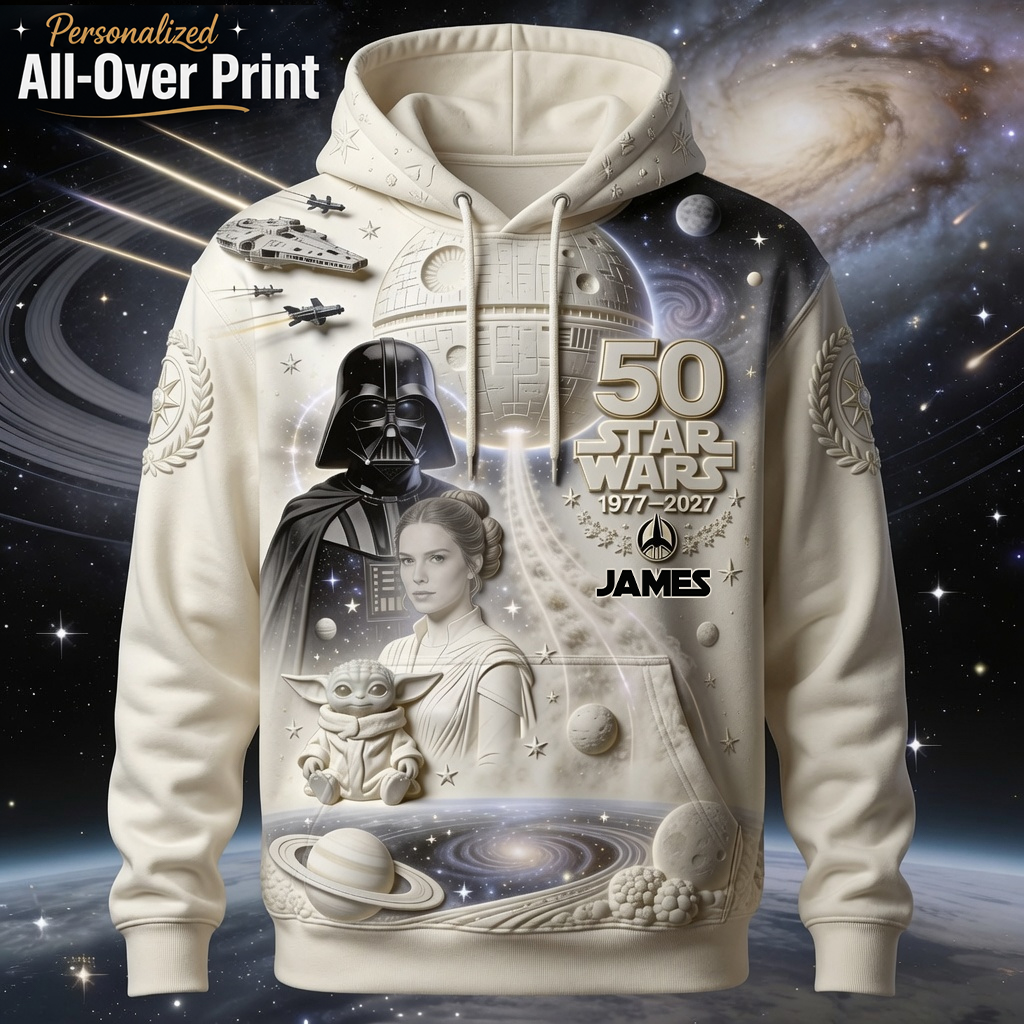 Dark Side 50th Anniversary - Personalized The Force All Over Shirt