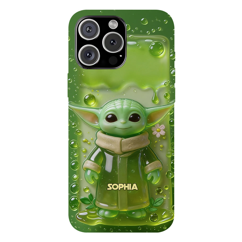 Jelly Green Baby - Personalized The Force Full Print Phone Case