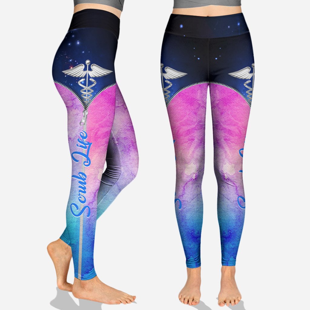 Nursing In My Veins - Personalized Nurse Hoodie and Leggings