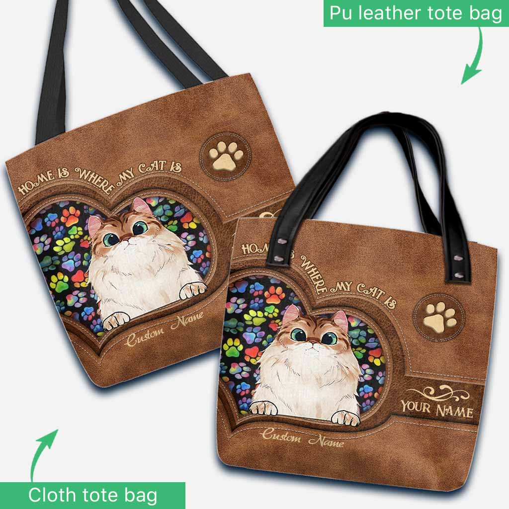 Cat Mom - Personalized Tote Bag