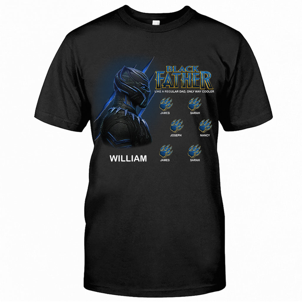 Black Father Cooler - Personalized Marvelous Universe T-shirt and Hoodie
