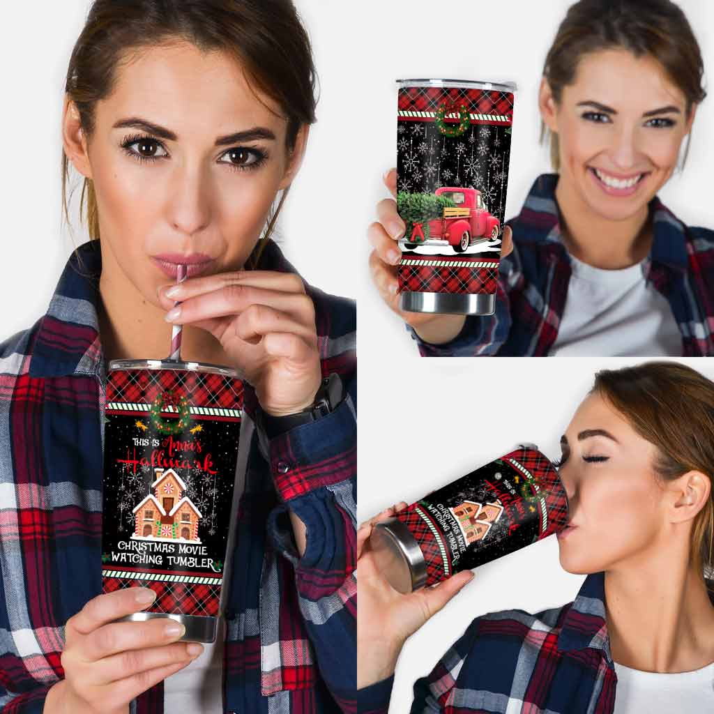 Christmas Movies Watching - Personalized Tumbler