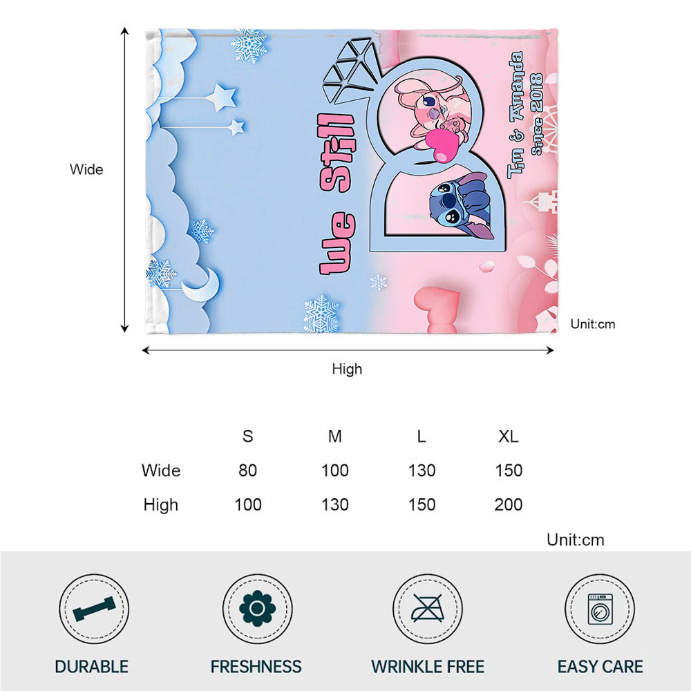 We Still Do - Personalized Couple Ohana Blanket