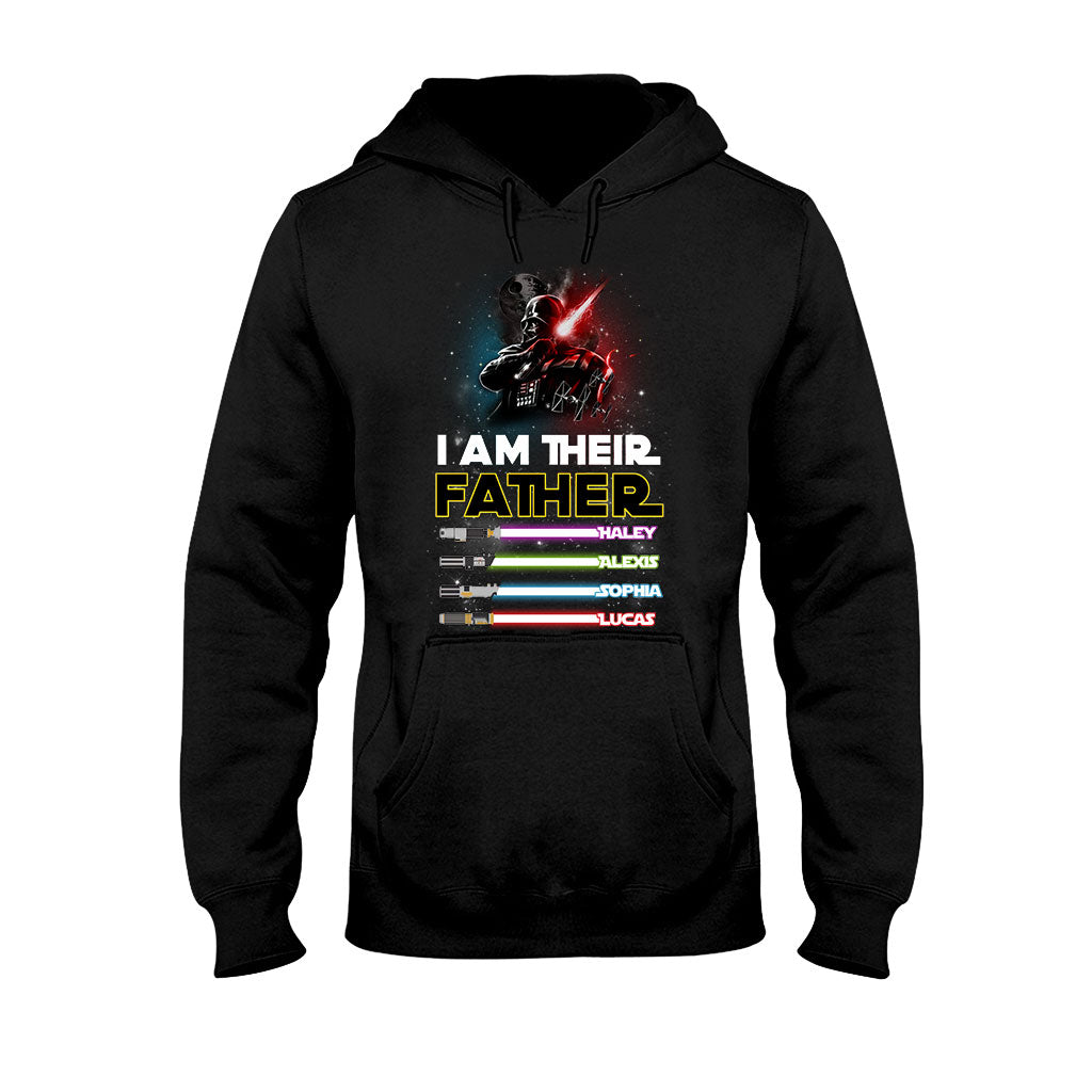 I Am Their Father - Personalized Father's Day The Force T-shirt and Hoodie abtest