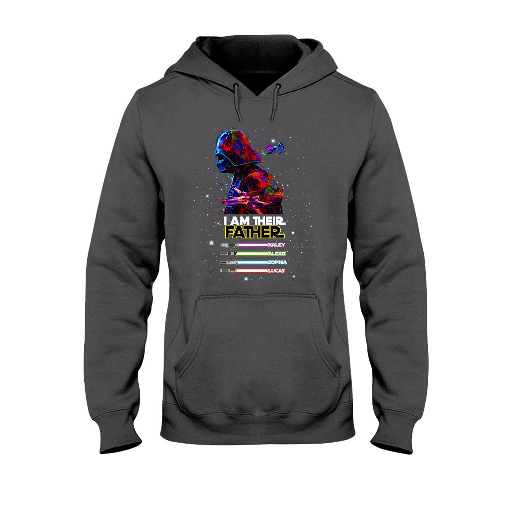 I Am Their Father - Personalized Father's Day The Force T-shirt and Hoodie abtest