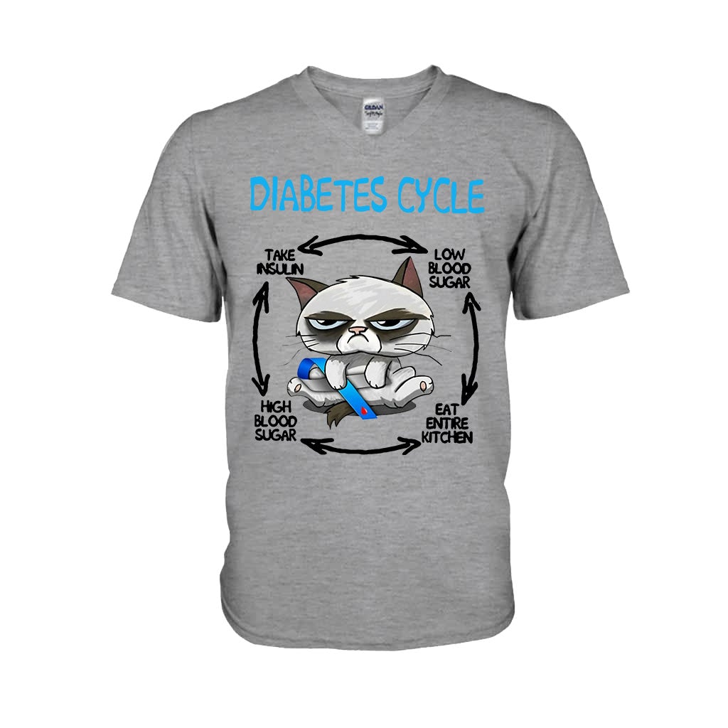 Diabetes Cycle - Diabetes Awareness T-shirt And Hoodie 082021