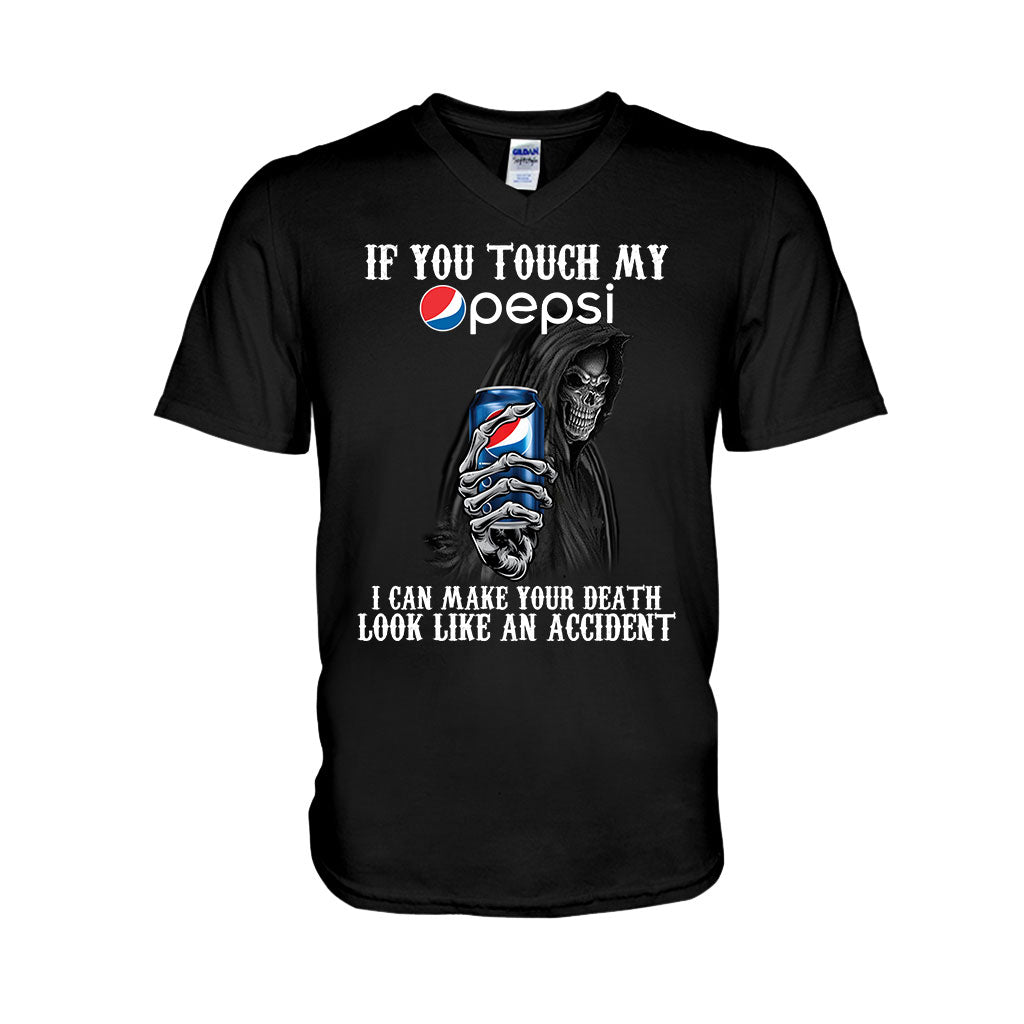 If You Touch My Blue Soft Drink T-shirt and Hoodie