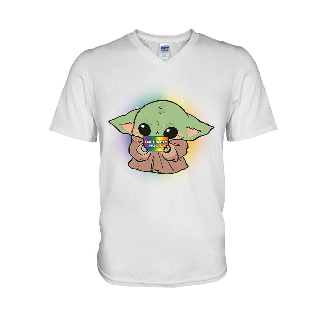 Free Ally Hugs Are - LGBT Support T-shirt and Hoodie