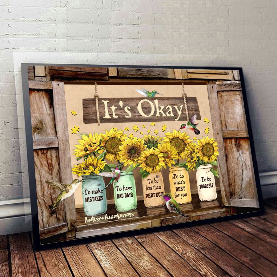 It's Okay - Autism Awareness Poster